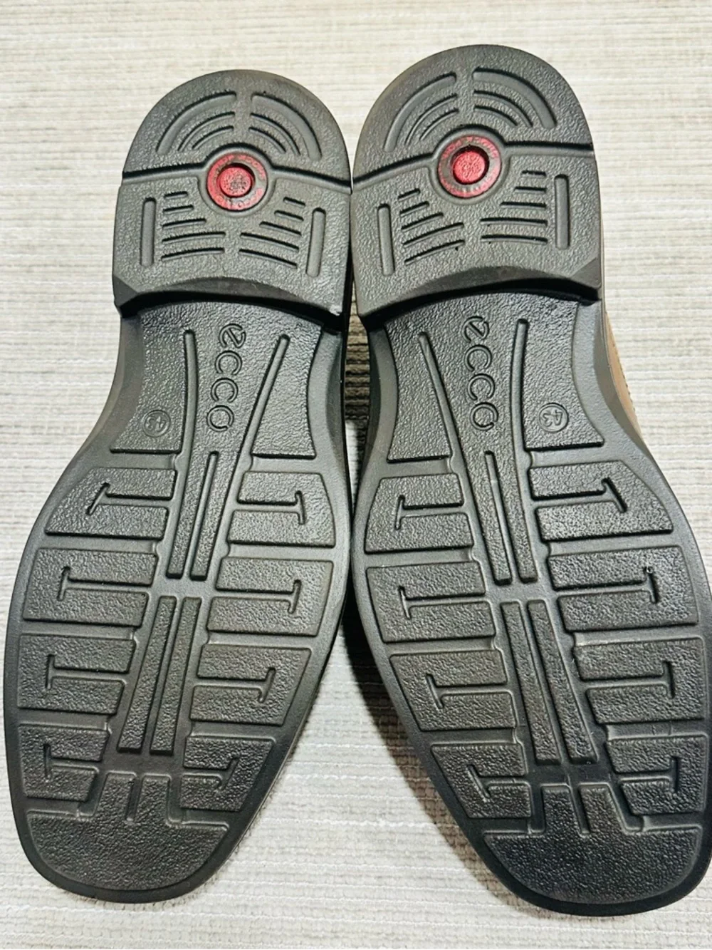 ECCO Mens EU43/ US 9-9,5 Brown Leather Dress/Casual Comfort‎ Slip-On Loafers